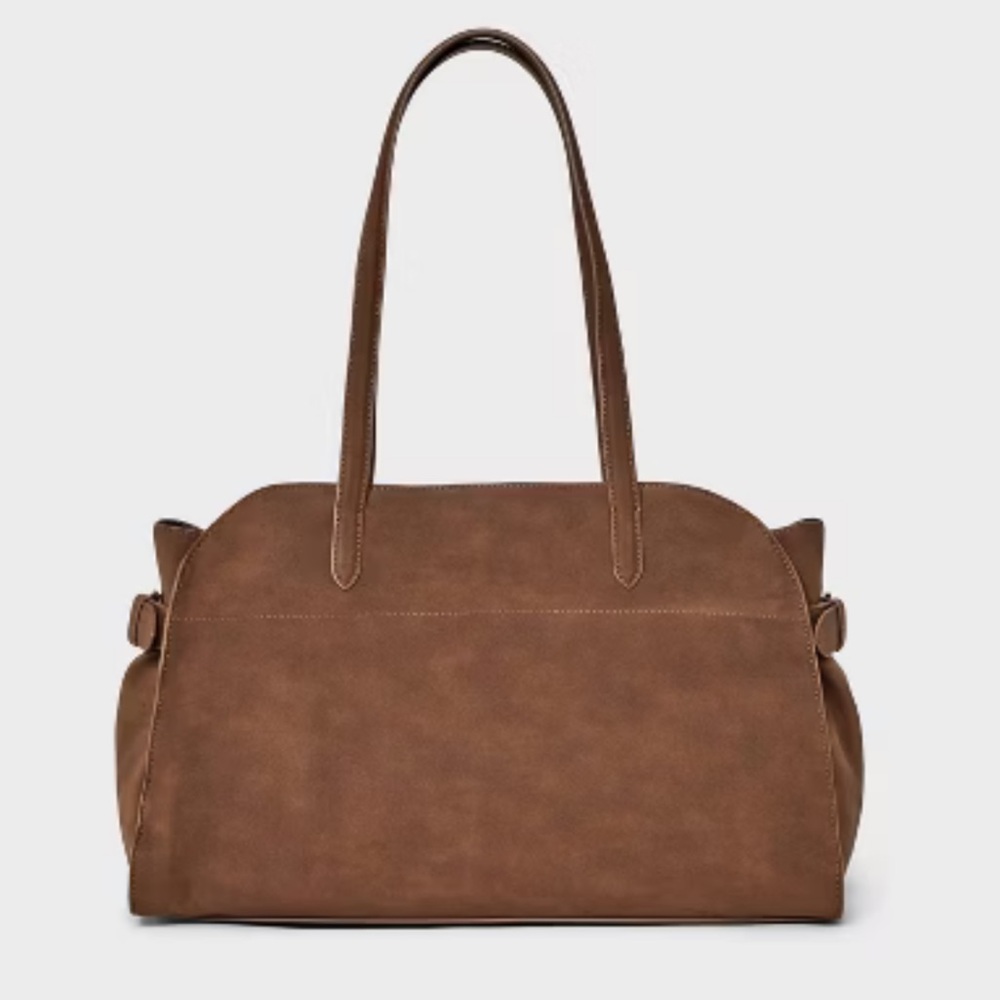 A New Day Tan Satchel Bag